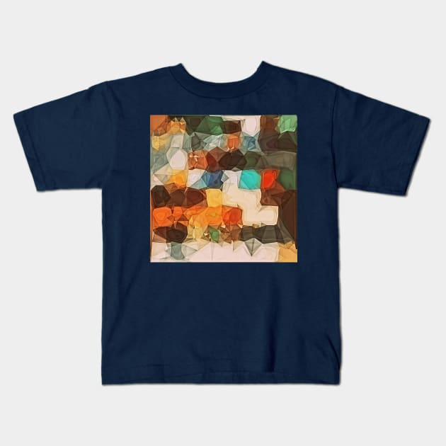 embossed surface Kids T-Shirt by Cybertrunk